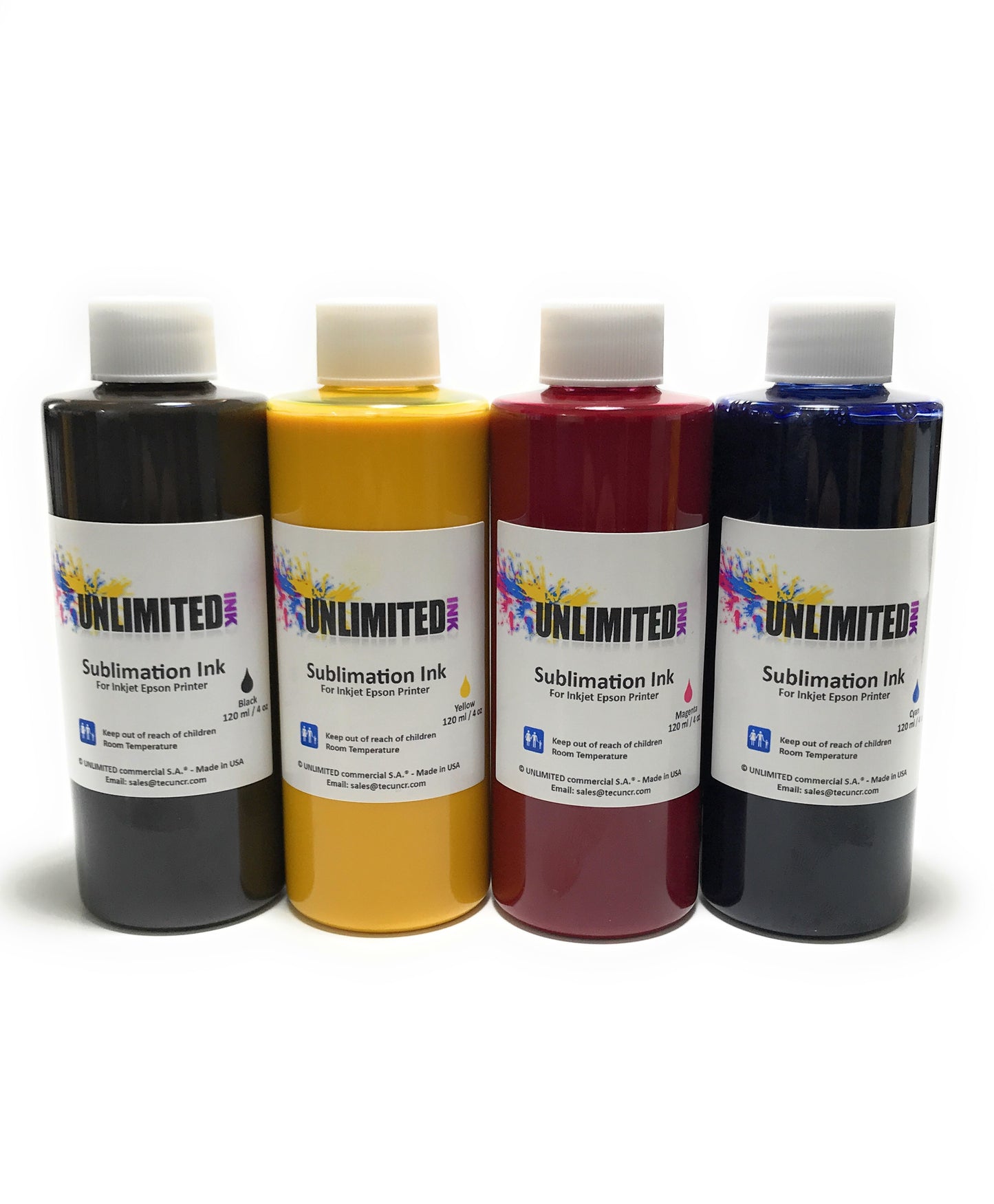 Sublimation Ink Ultra High Quality 4 x 120 ml